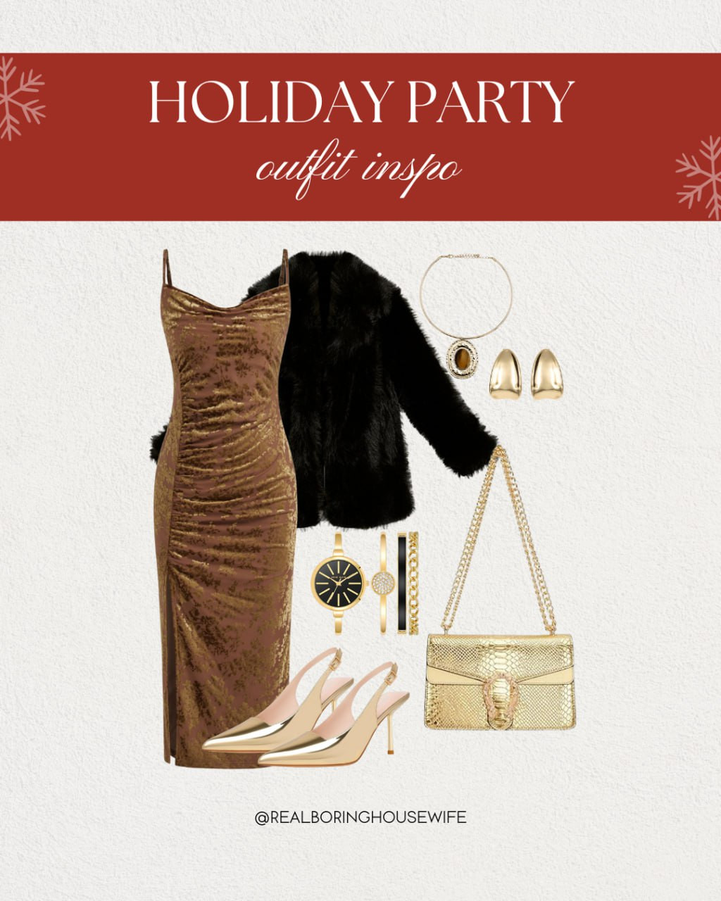 Holiday Party Outfit Inspo

// Holiday, Holiday Outfit, Holiday Outfits, Holiday Outfits Womens, Holiday Dress, Party, Party Outfits, Party Dress, Fashion, Outfit, Outfit Inspo, Classy, Classy Outfit, Classy Clean Chic, Classy Dress, Trending, Trendy, Trendy Outfits, Midi Dress, Faux Fur Coat, Slingback Pumps, Heeled Pumps, Crossbody bag, Handbag, Accessories, Jewelry, Earrings, Statement Earrings, Necklace, Statement Necklace, Watches Womens, Bangle Bracelet 

 #LTKHoliday #LTKParties #LTKStyleTip