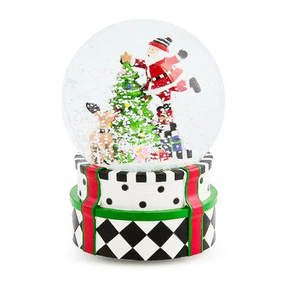 Santa and Rudolph Snow Globe | Wayfair North America