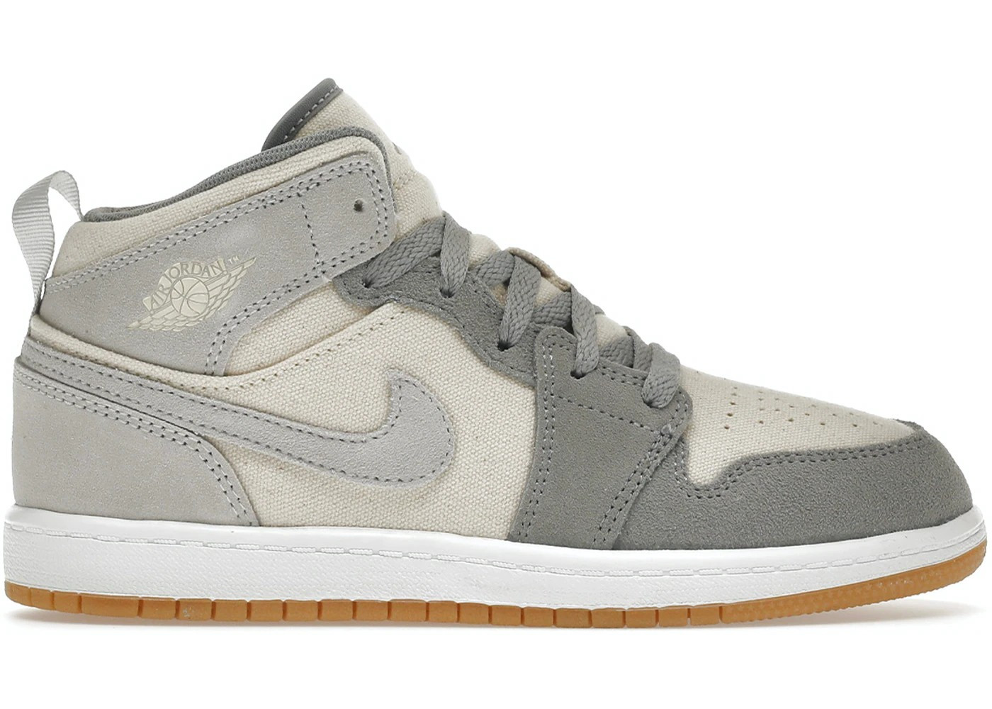 Jordan 1 Mid SECoconut Milk Particle Grey (PS) | StockX