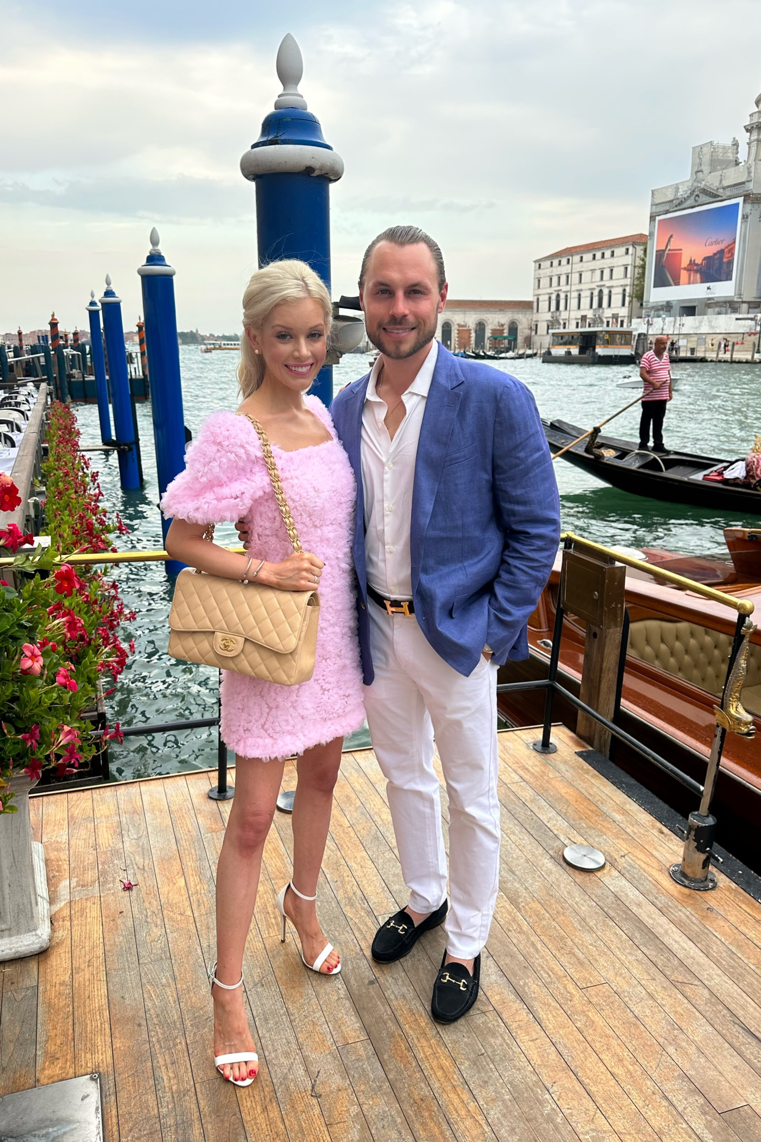 A pop of pink for a date night in Venice! 💗💫

Dress runs TTS and is so easy for wrinkle free packing. ✅ 

#LTKstyletip