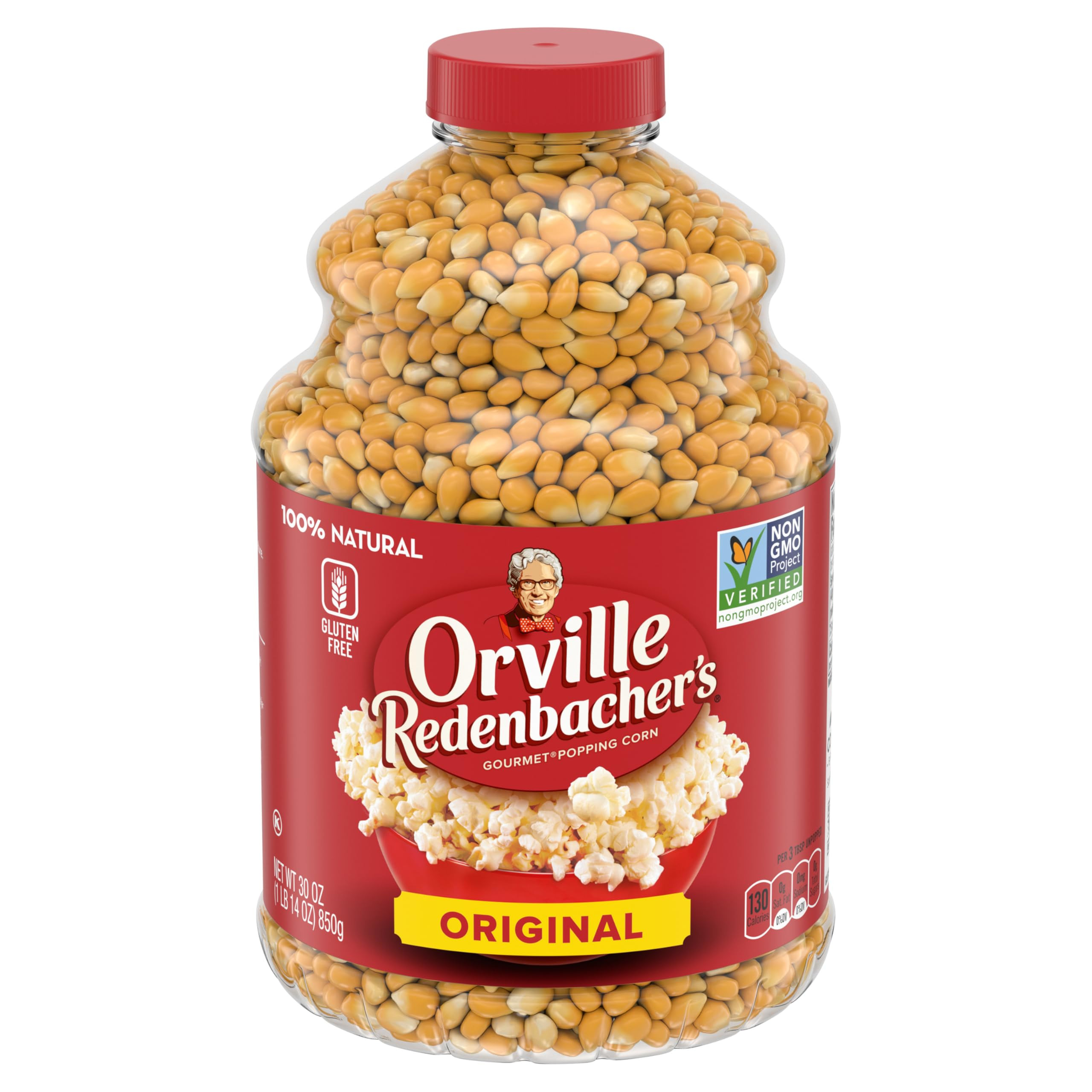 Orville Redenbacher's Gourmet Popcorn Kernels, Original Yellow, 30 oz. | Amazon (US)
