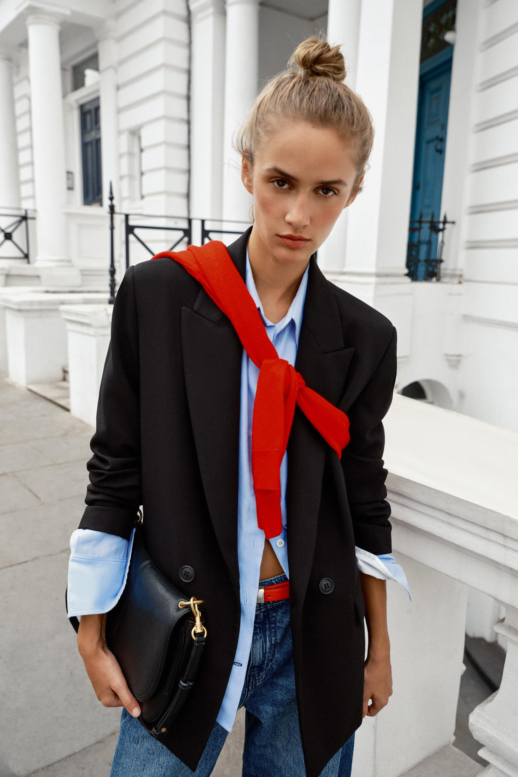 OVERSIZED DOUBLE-BREASTED BLAZER | Zara US