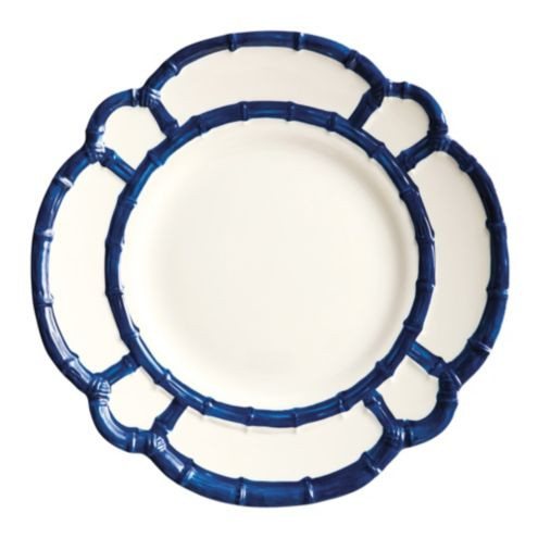 Jacqueline Bamboo Melamine Dinner Plates - Set of 4 | Ballard Designs | Ballard Designs, Inc.