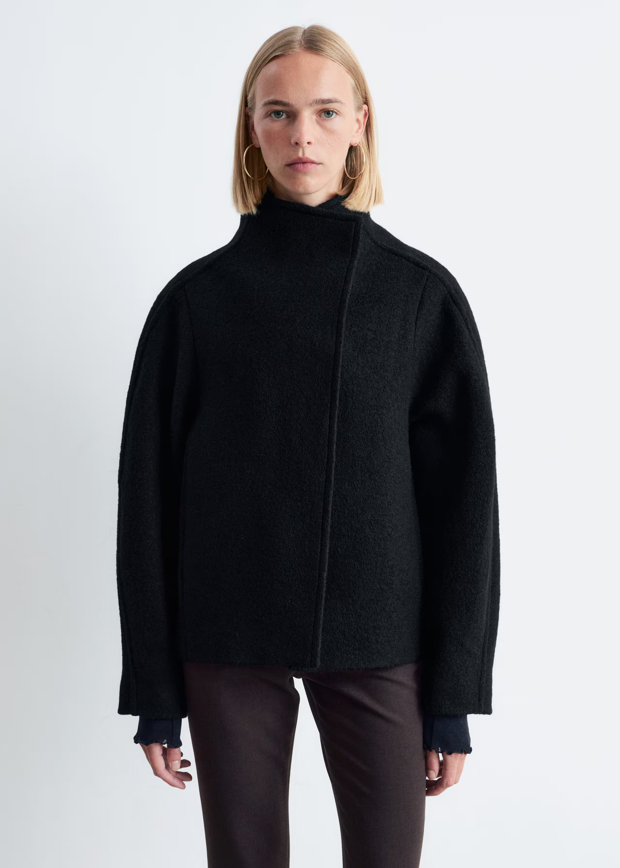 Asymmetric Wool Jacket | & Other Stories UK