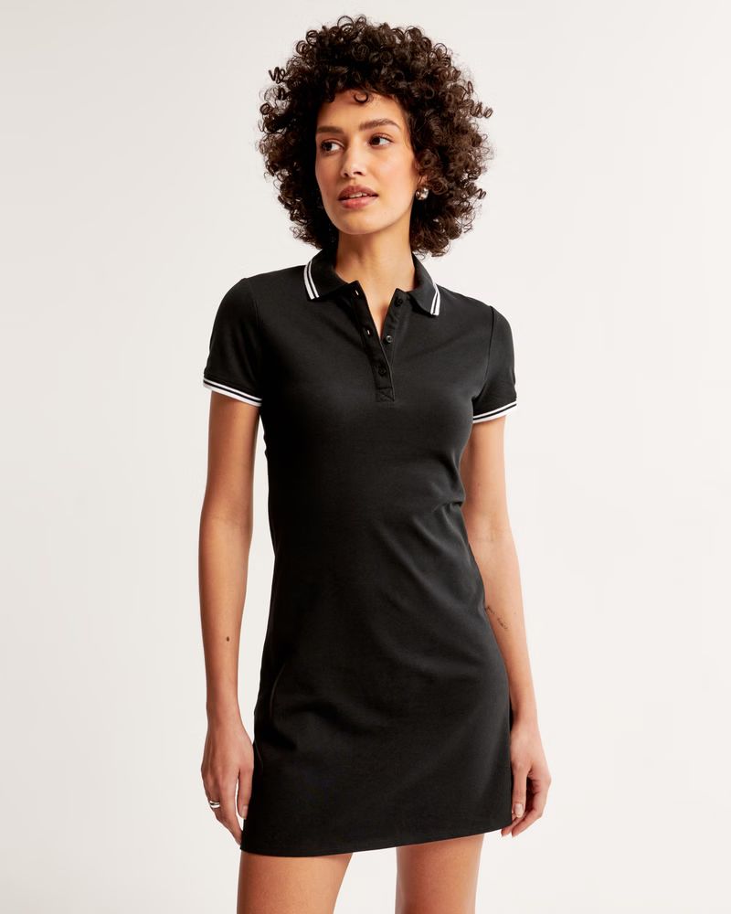 Women's Knit Polo Dress | Women's Dresses & Jumpsuits | Abercrombie.com | Abercrombie & Fitch (US)