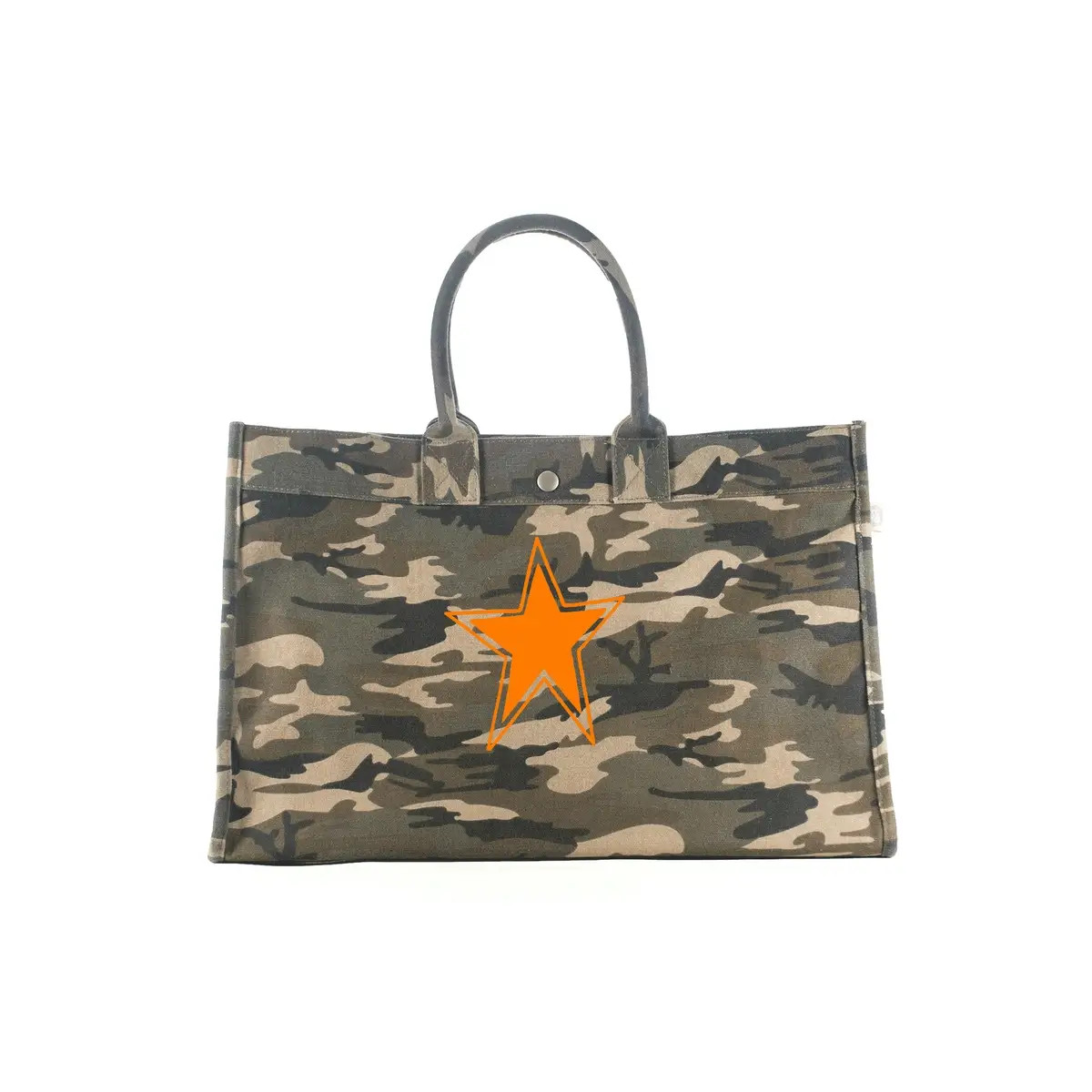 East-West Bag: Green Camouflage | Quilted Koala