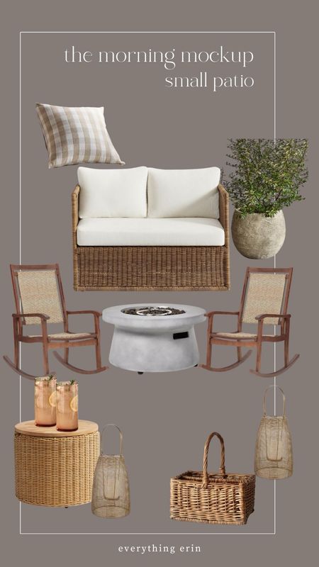 Small patio decor, small patio furniture, outdoor, home decor, patio, backyardd

#LTKSeasonal #LTKhome