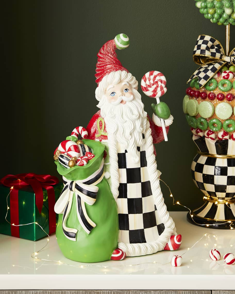 17" Candy Cottage Santa | Neiman Marcus