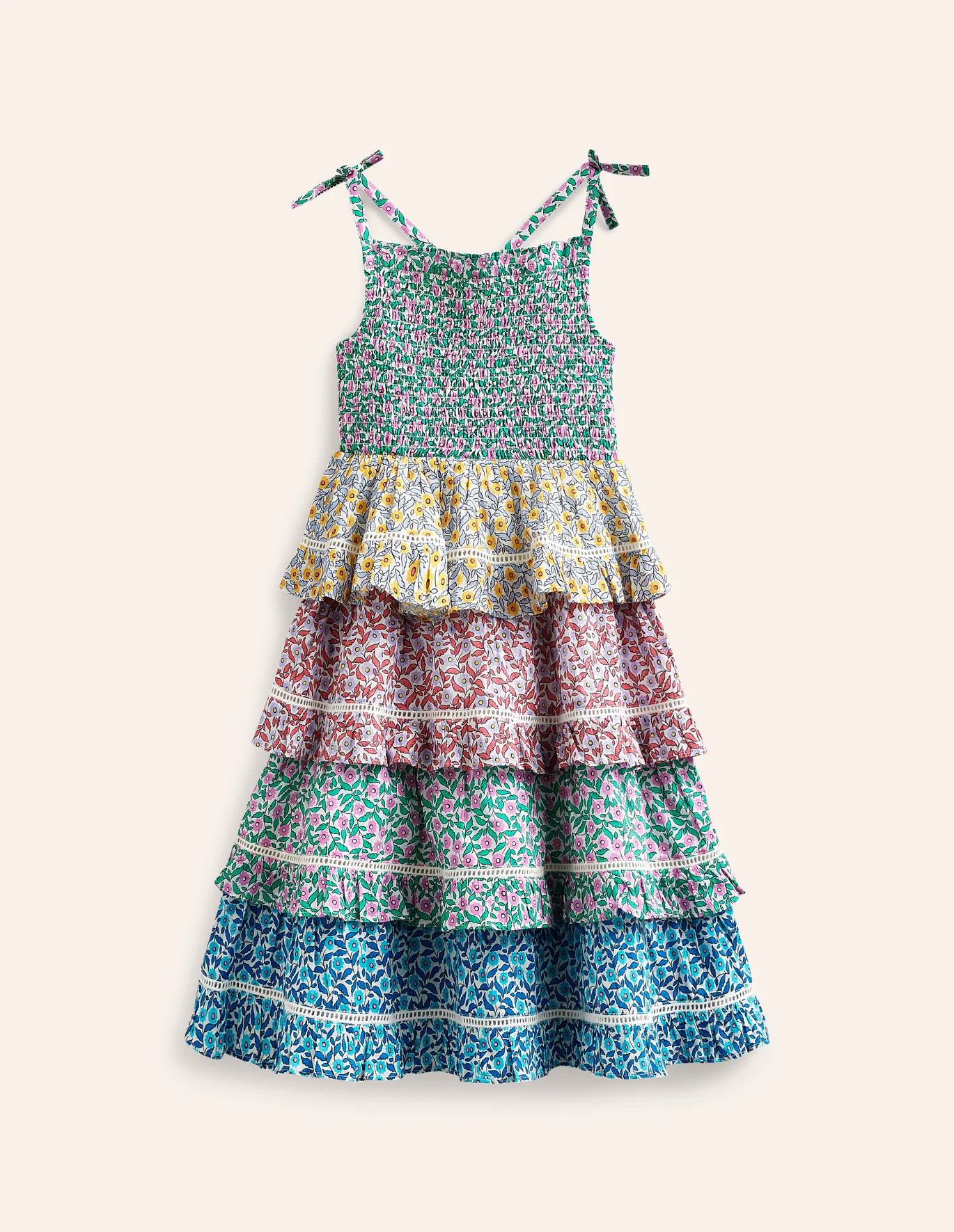 Tiered Hotchpotch Sundress | Boden UK