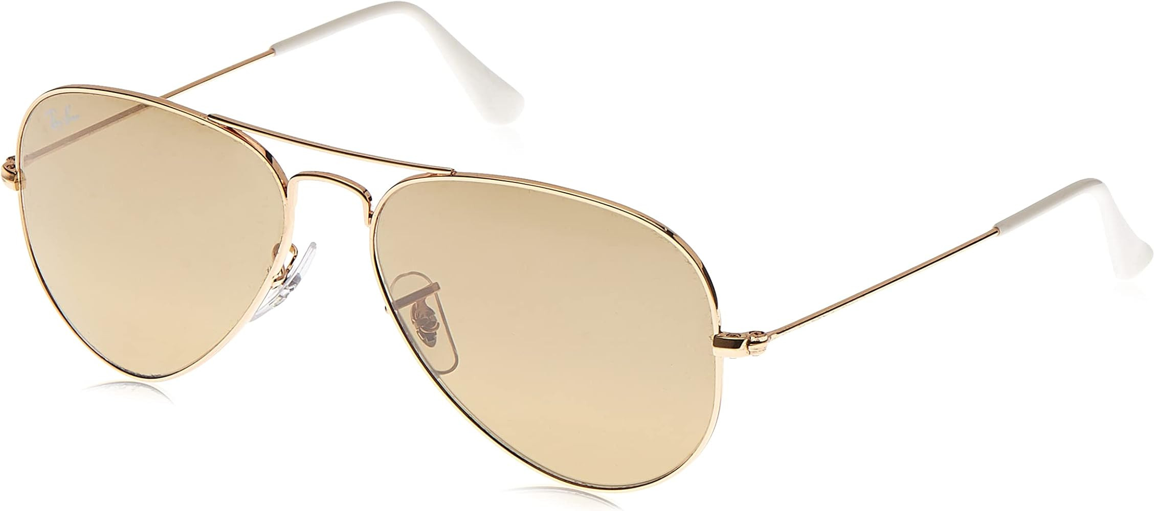 Ray-Ban RB3025 Classic Mirrored Aviator Sunglasses | Amazon (US)