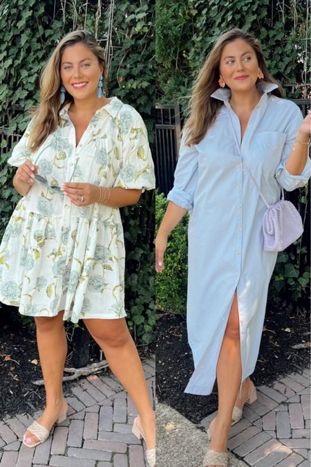 Sharing some of my new favorite dresses from @anthropologie 👗 apparel, accessories, and beauty are all currently on sale 🛍️💄wearing size XL in both dresses (both run generously) use CARALYN20 for 20% off! #myanthropologie #ad  

#LTKcurves #LTKsalealert #LTKxAnthro