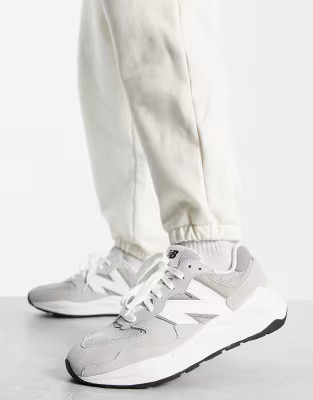 New Balance 57/40 sneakers in light grey | ASOS (Global)