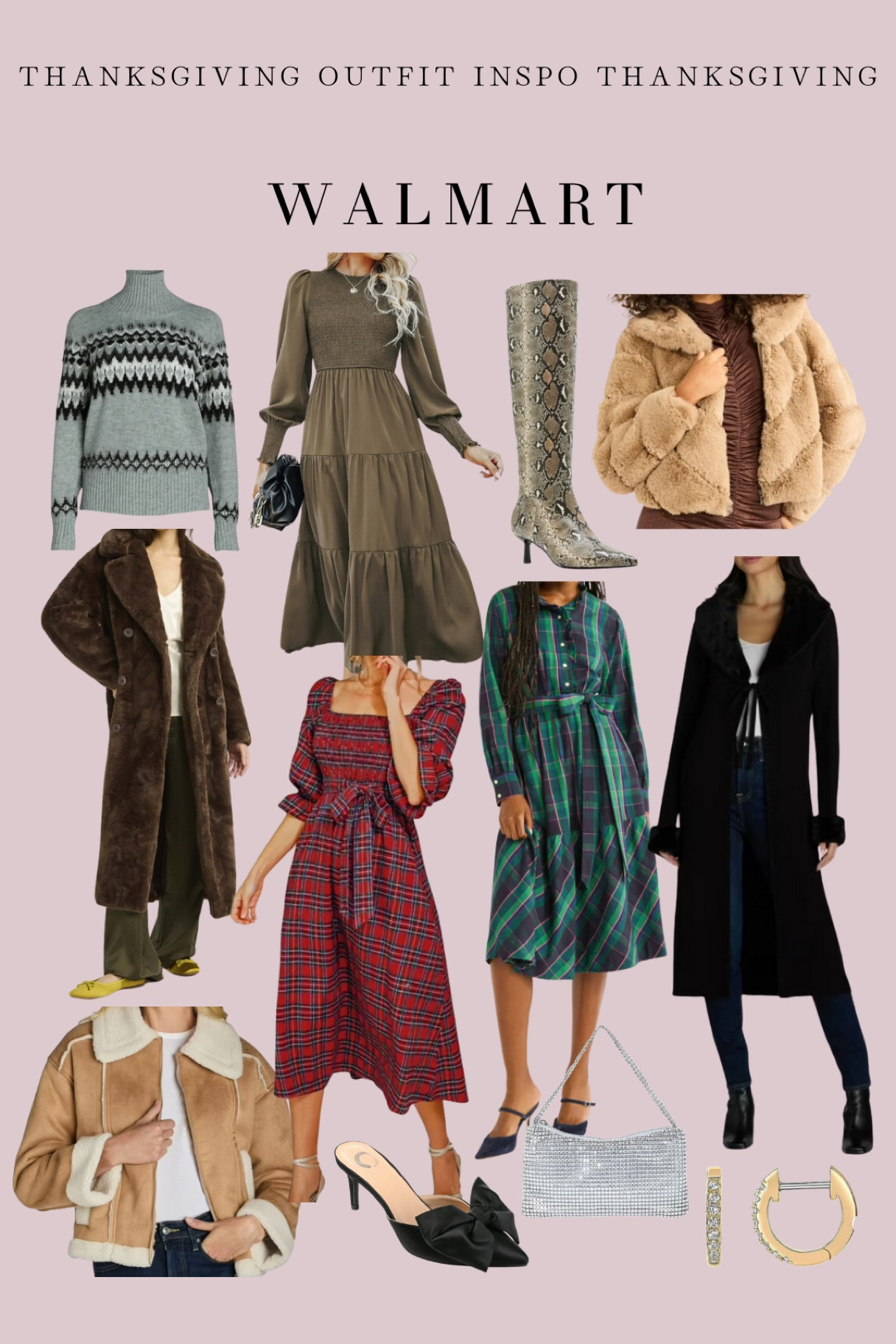 Thanksgiving outfit inspo all from Walmart! There are so many great options if your just looking for special piece or a full outfit 😍

#LTKSeasonal #LTKStyleTip #LTKHoliday