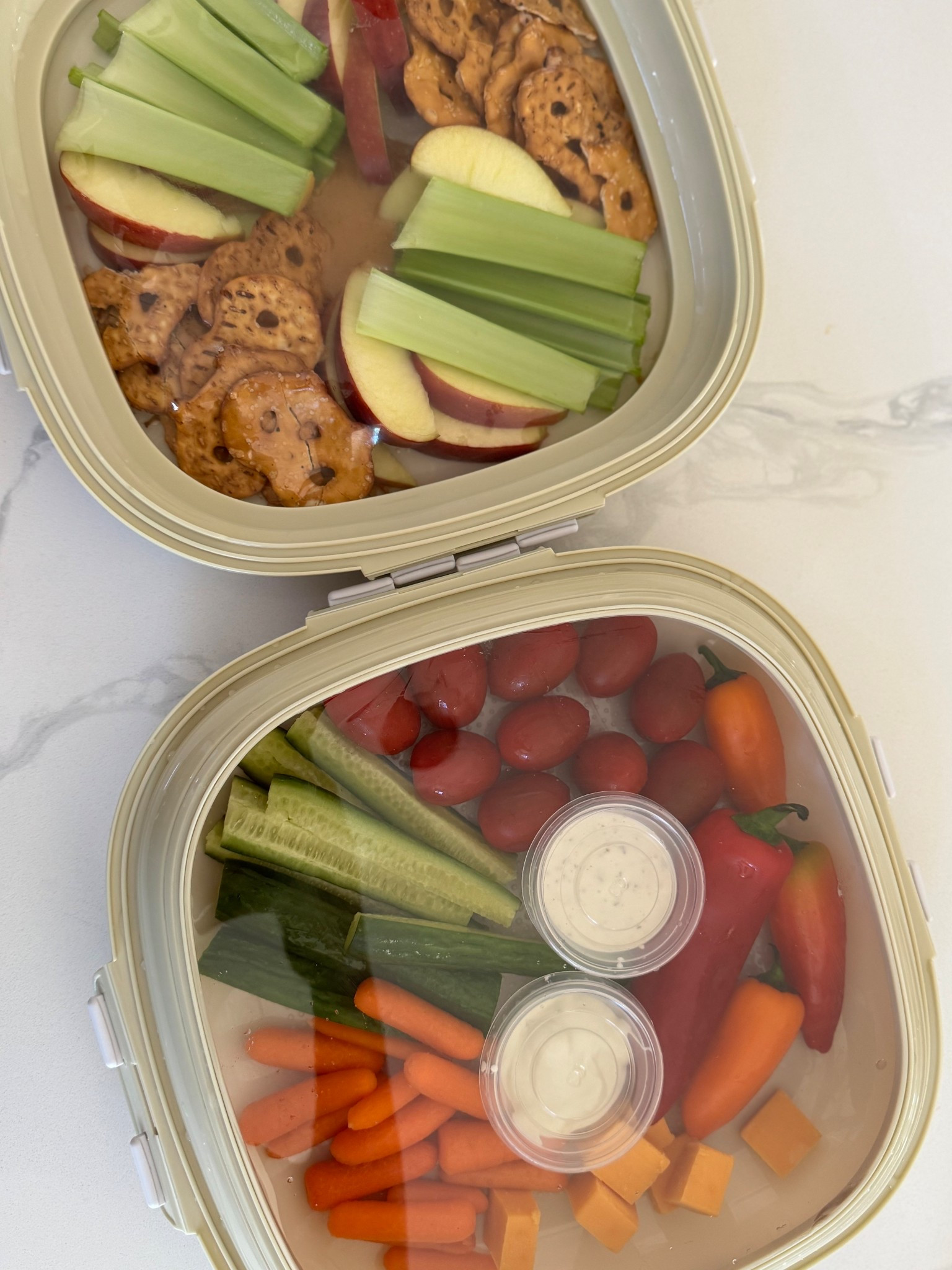 Crudités Containers! Easy stackable containers!

#LTKFamily #LTKHome #LTKGiftGuide
