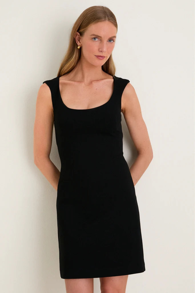 Noir Crepe Romy Mini Dress | Tuckernuck (US)