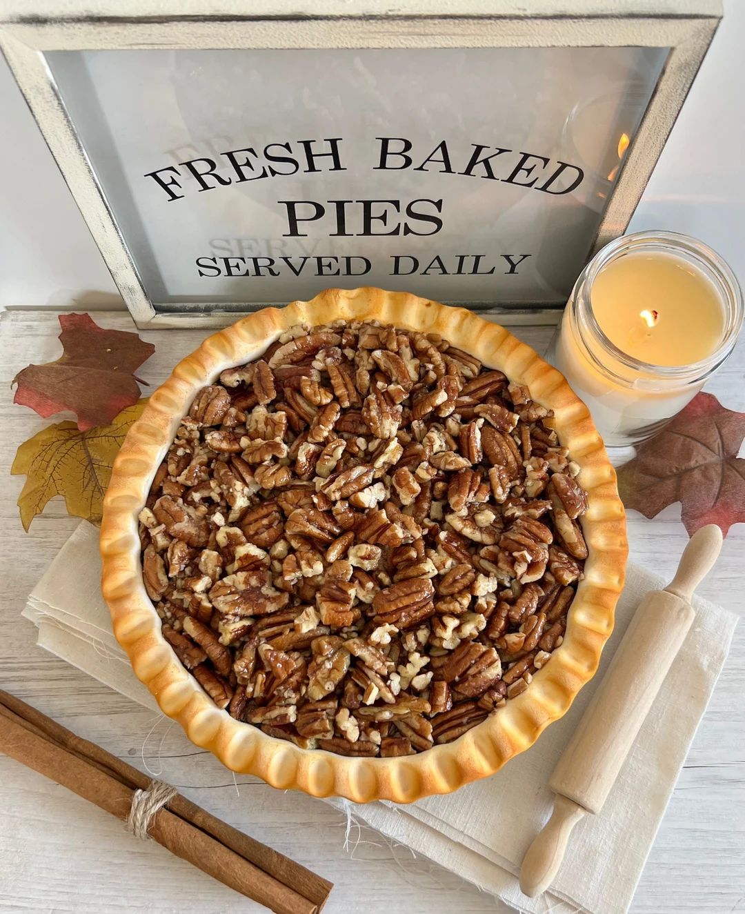 Fake Pecan Pie | Faux 5” Mini Pecan Pie | Pecan Pie Fake Bake | Pie Display | Pie Prop | Faux H... | Etsy (US)