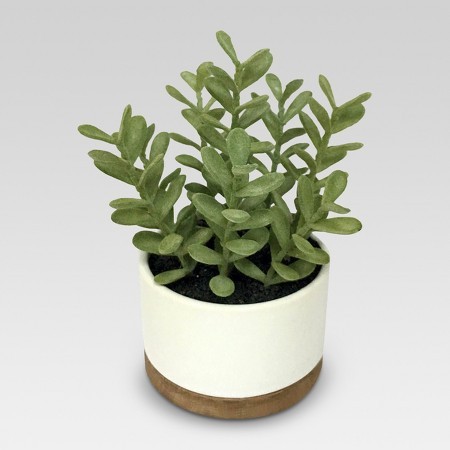 Artificial Plant in White Pot Medium - Threshold™ | Target