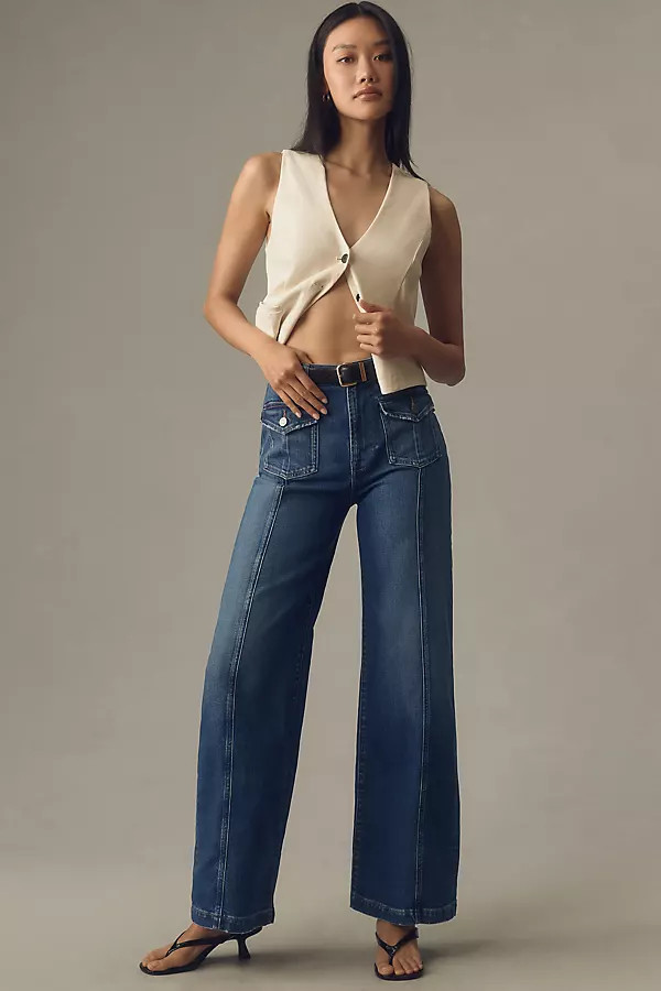 Edwin Manhattan High-Rise Wide-Leg Jeans | Anthropologie (US)