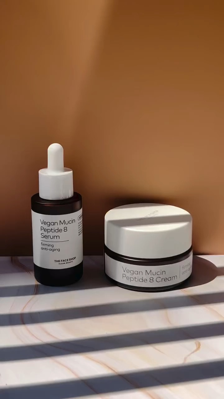This is a new product from The Face Shop, a Korean skincare brand extremely loved in Korea. These are the Mucin Peptide 8 Serum and Cream dedicated to help with skin issues using all the benefits from Snail without the real Snail. I have been using both and highly recommend them specially considering they are both affordable and efficient products. 🐌🐚

#LTKBeauty