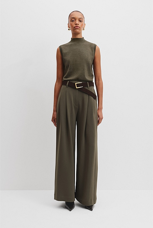 Leather Mid Belt | Country Road
