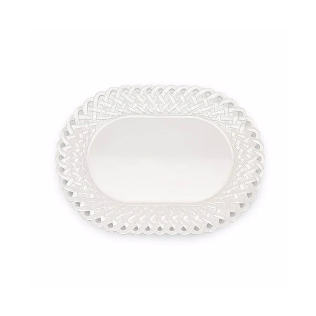 Pearl Lattice Melamine Serving Platter | Cailini Coastal