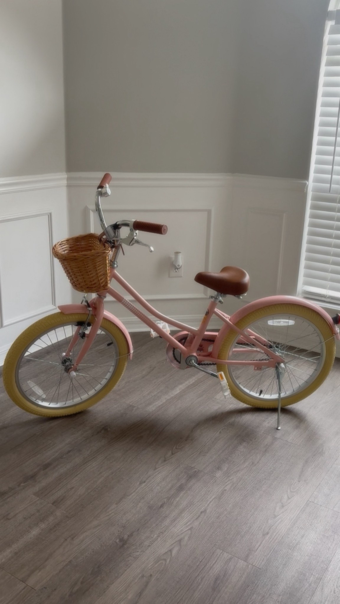 The cutest pink bike from Walmart. Affordable and easily put together. My daughter is 7 with long legs so we got the 20” for her. The 16 would probably be great for a 5 year old and anything below the 20” comes with training wheels, the 20” does not. The bike comes in a few pastel colors, blue purple mint green…and we did find the perfect helmet to match for only $19.99! 

#LTKFamily #LTKActive #LTKKids