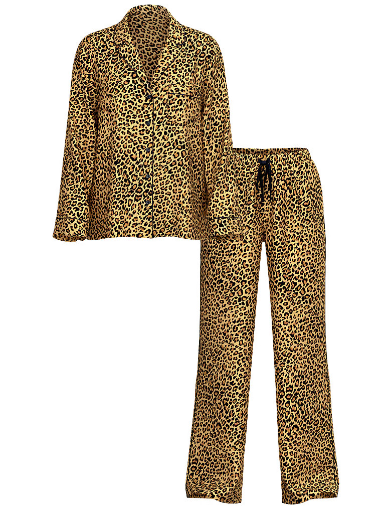 Glazed Satin Long Pajama Set | Victoria's Secret (US / CA )