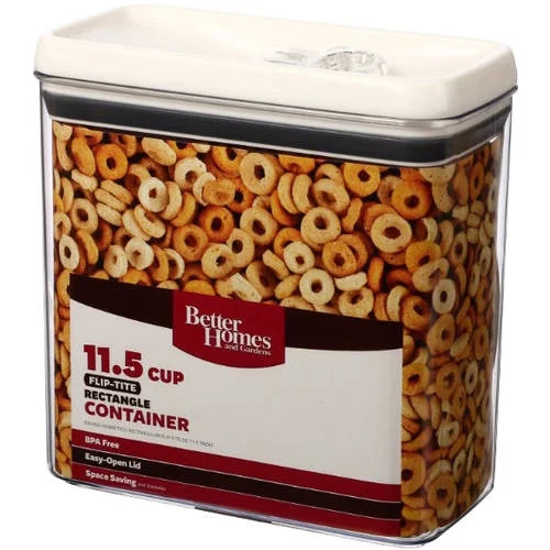 Better Homes and Gardens Flip-Tite 11.5 Cup Rectangle Container | Walmart (US)