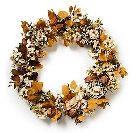 Cafe Floral 24" Wreath | MacKenzie-Childs