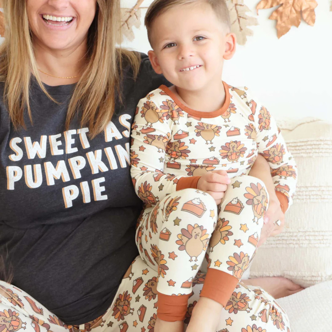 Turkey Time Two Piece Pajama Set* | Caden Lane