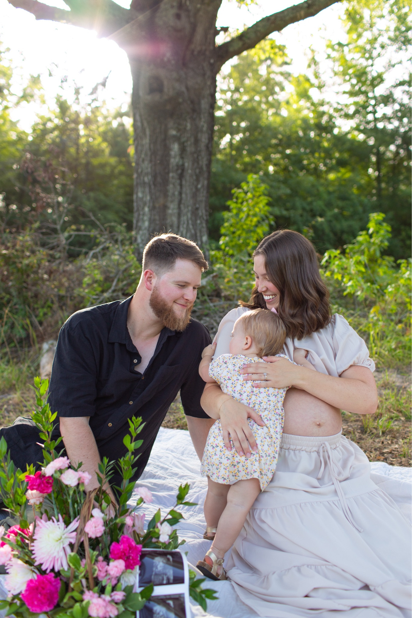 the perfect set for maternity pictures✨🧺👼🏼 35 weeks pregnant wearing size medium. 

#LTKBump #LTKFindsUnder50 #LTKBaby
