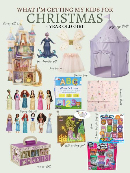 Christmas gift guide for 4 year old girl. 2023 kids gift ideas. 

#LTKkids #LTKHoliday #LTKHolidaySale