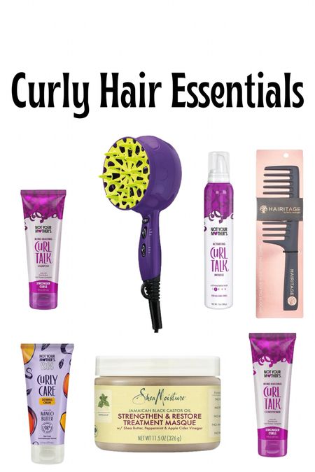 Curly hair essentials
#hair #haircare #mixed #biracial #girls #walmart #finds #comb #hairstyles 

#LTKbeauty #LTKfindsunder50 #LTKstyletip