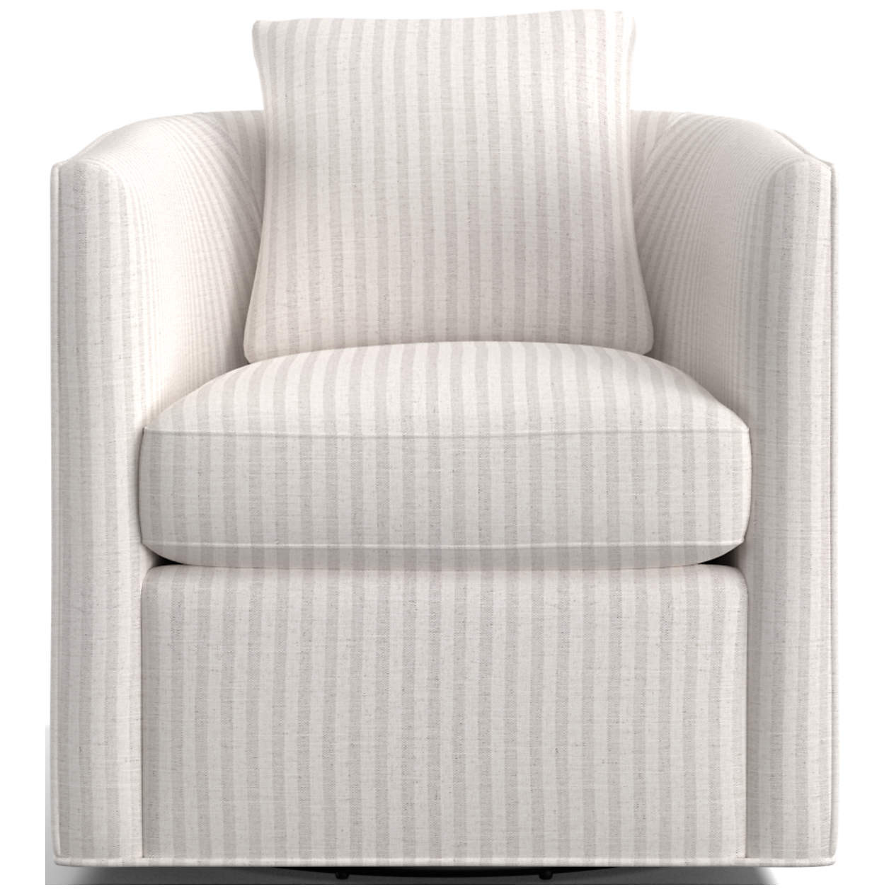 Drew Small Swivel Accent Chair + Reviews | Crate & Barrel | Crate & Barrel
