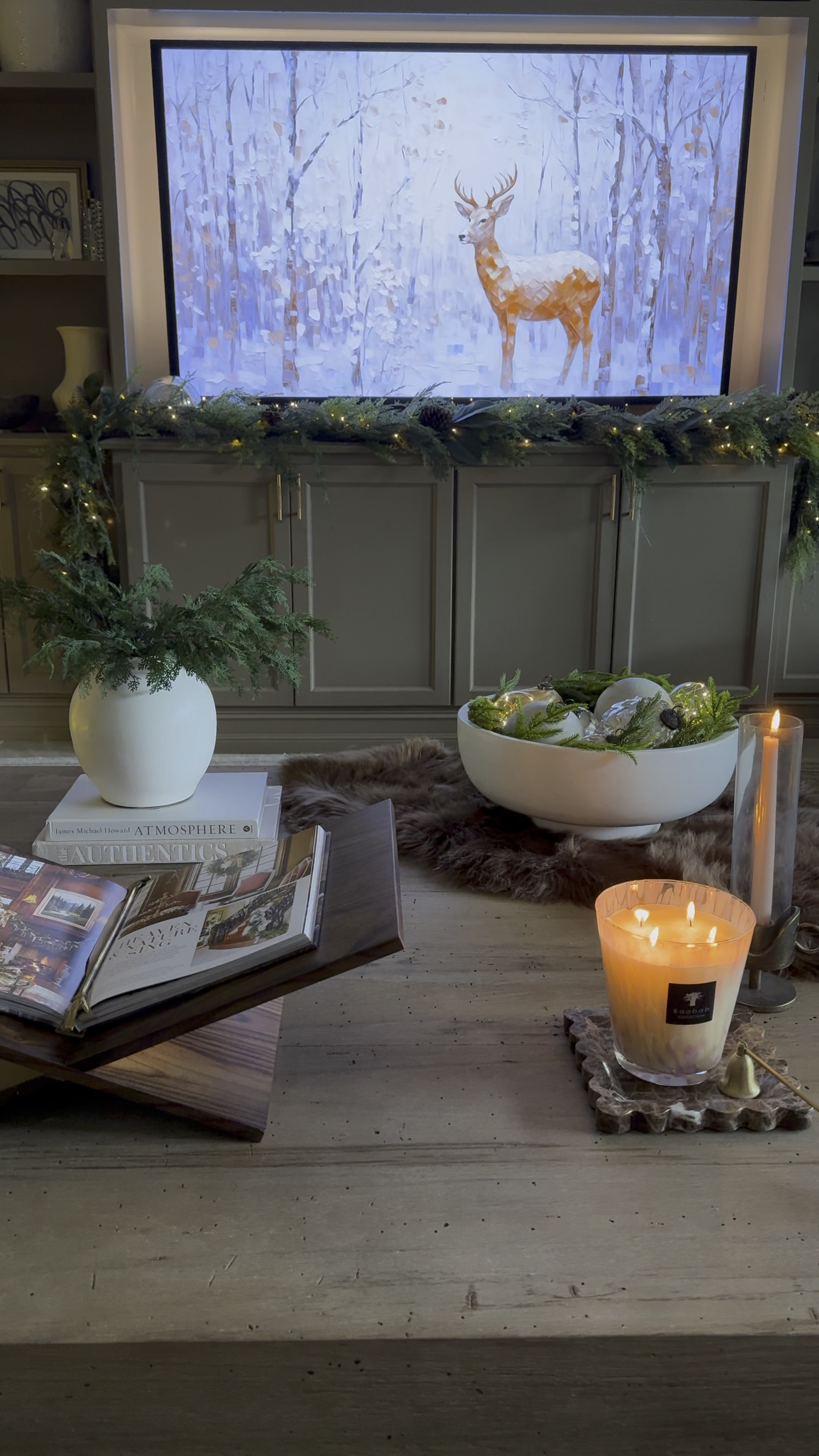 I love using a big bowl of ornaments as decor for the holidays and this quick and easy let up ornament DIY adds the perfect touch!

Pottery barn bowl, Orion bowl, Christmas decor, oversized, ornaments, Christmas centerpiece, faux fur throw, oversized, coffee, table, square, coffee table, wooden book, stand, pottery, barn vase  

#LTKVideo #LTKhome #LTKHoliday