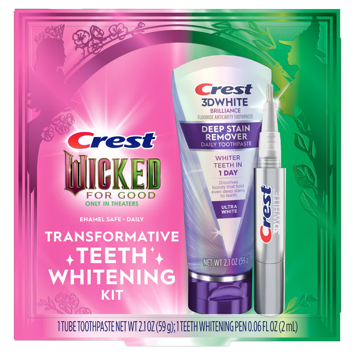 Crest Wicked Deep Stain Remover Toothpaste and 3D Whitening Pen - 2.1oz | Target