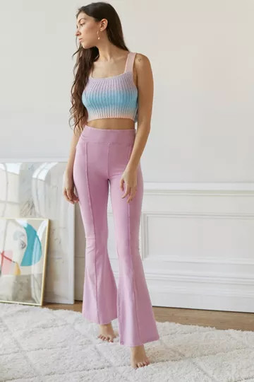 Out From Under Aria Seamed Flare Pant | Urban Outfitters (US and RoW)