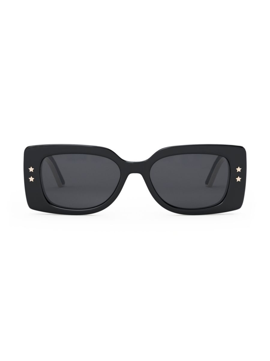 DiorPacific 53MM Rectangular Sunglasses | Saks Fifth Avenue