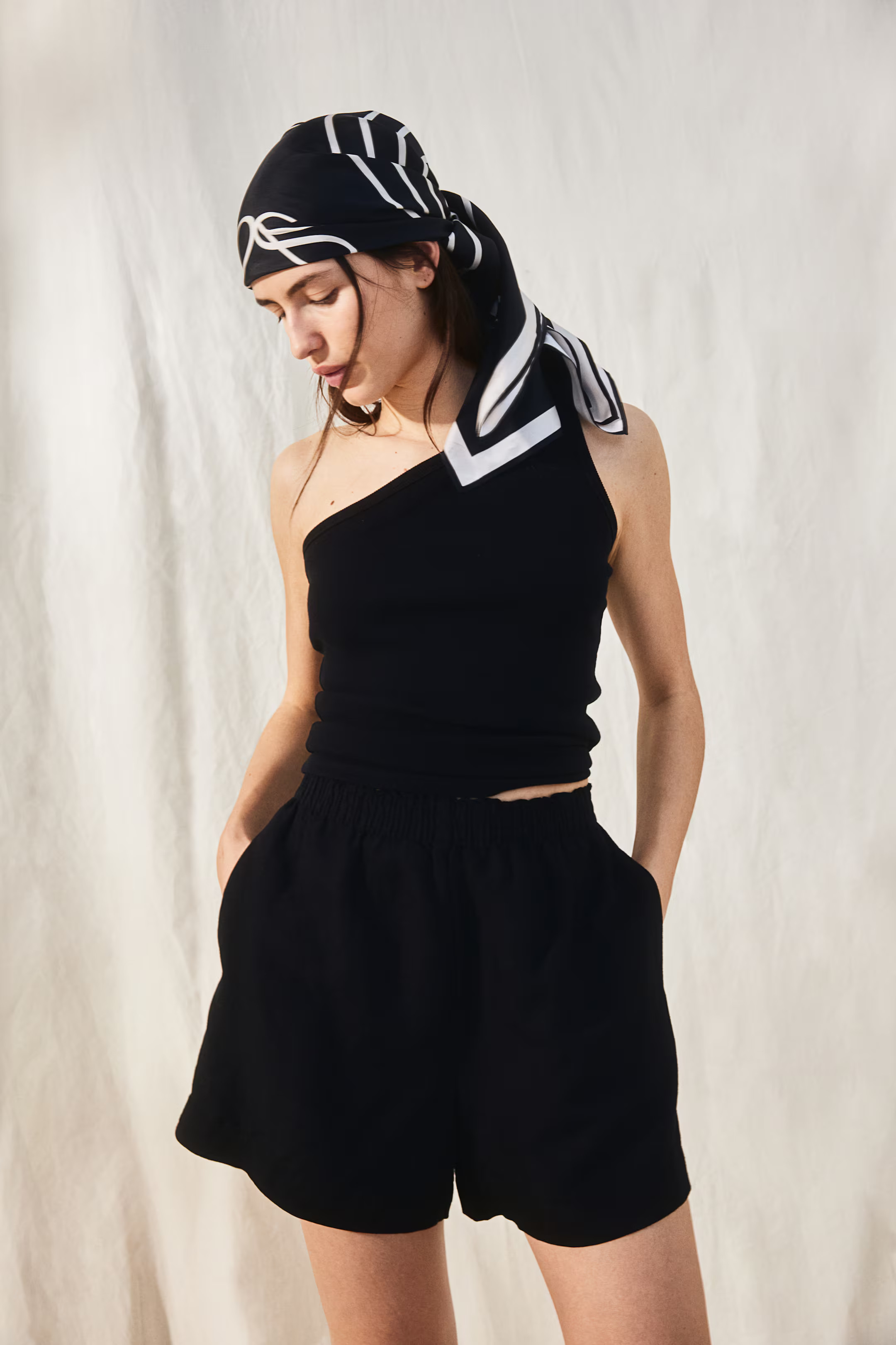 Linen-blend Pull-on Shorts | H&M (US + CA)