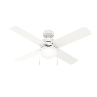 52" Timpani 4 - Blade Ceiling Fan With LED Light Kit And Pull Chain | Wayfair North America