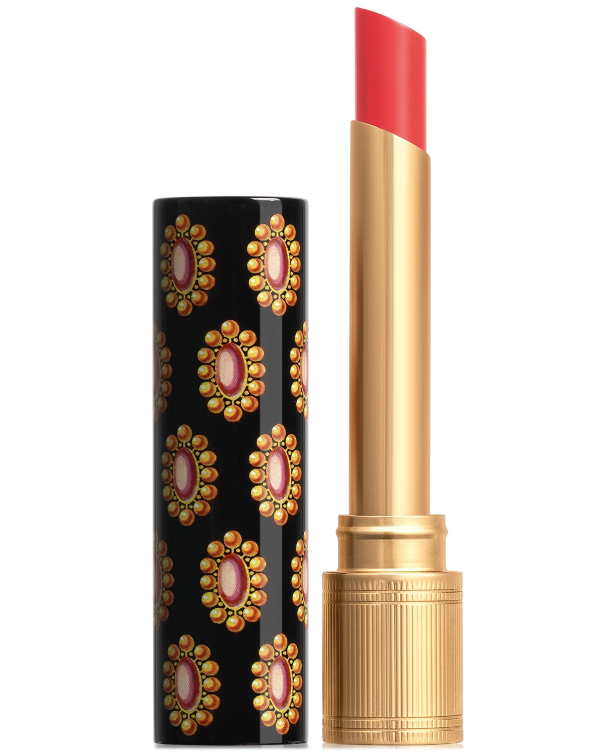 Gucci Rouge de Beaute Brillant Glow & Care Lipstick - 411 - Emmy Petal | Macy's