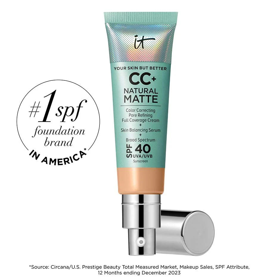 CC+ Cream Natural Matte Foundation SPF 40 | IT Cosmetics | IT Cosmetics (US)