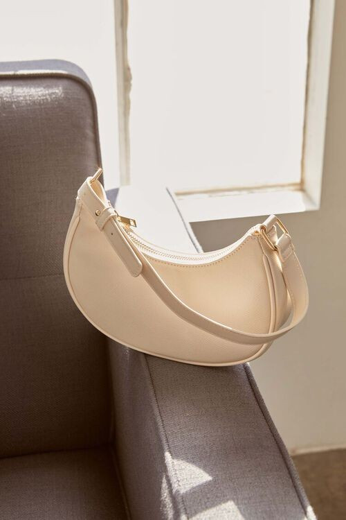 Pebbled Faux Leather Baguette Bag | Forever 21 (US)