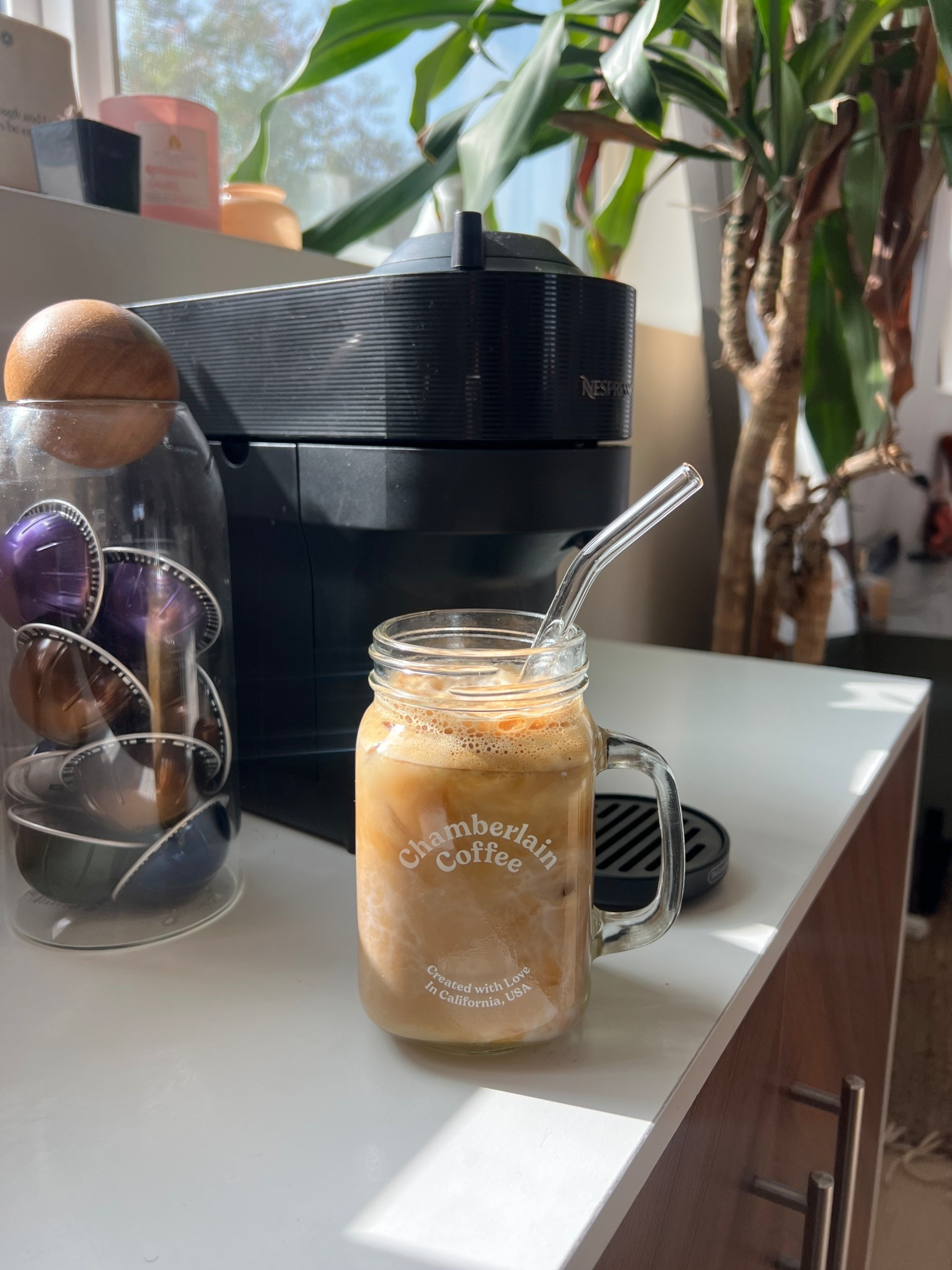Mid day pick me up - salted caramel iced latte ☕️ #Nespresso 


#LTKHome