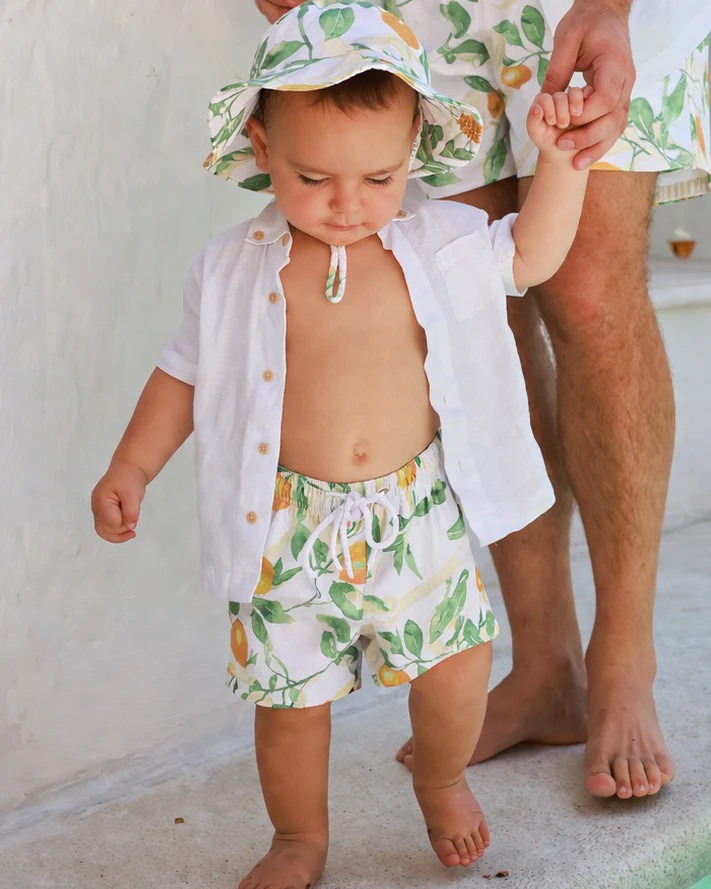 The Valencia - Boys Swim Trunks UPF 50+ | Kenny Flowers