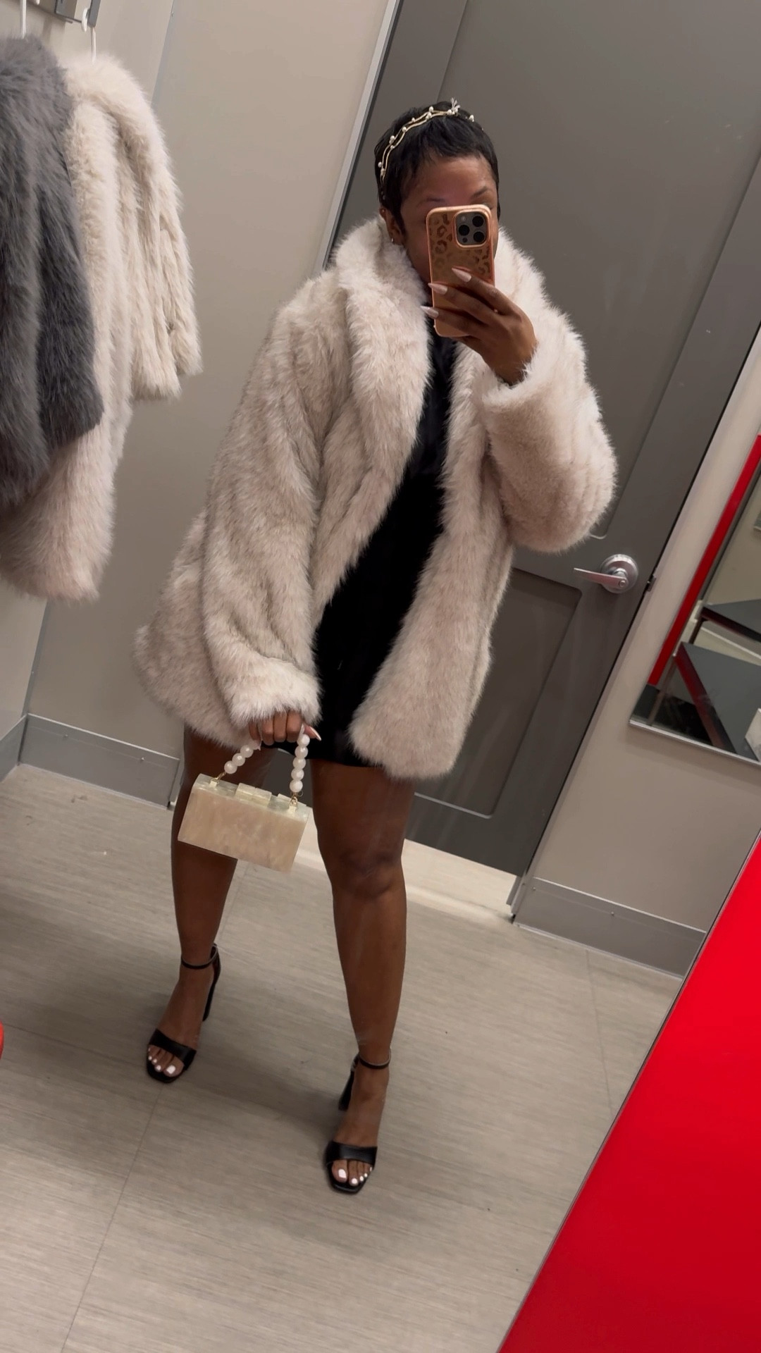 Stepping into the holiday season with major glam vibes ✨ This faux fur and little black dress combo is the ultimate party look for staying cozy and chic. Shop the full outfit now on my LTK! #HolidayGlam #PartyReady #LTKStyle #TargetFinds

#LTKHoliday #LTKParties #LTKStyleTip