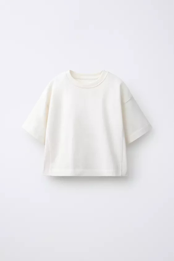PLAIN HEAVY JERSEY T-SHIRT | Zara UK