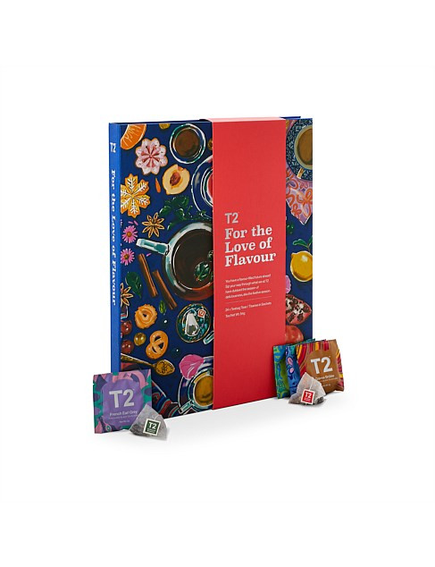 T2 For the Love Of Flavour Tea Bag Advent Calendar Xmas 2024 | David Jones | David Jones (Australia & New Zealand)