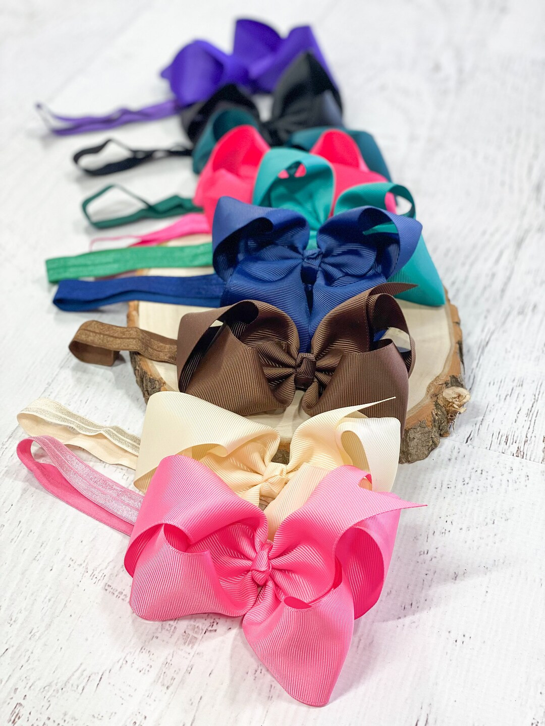 5" Hair Bow on Headband 20 Colors, Baby Headband, Bow Headband, Infant Headband, Bow Headband for... | Etsy (US)