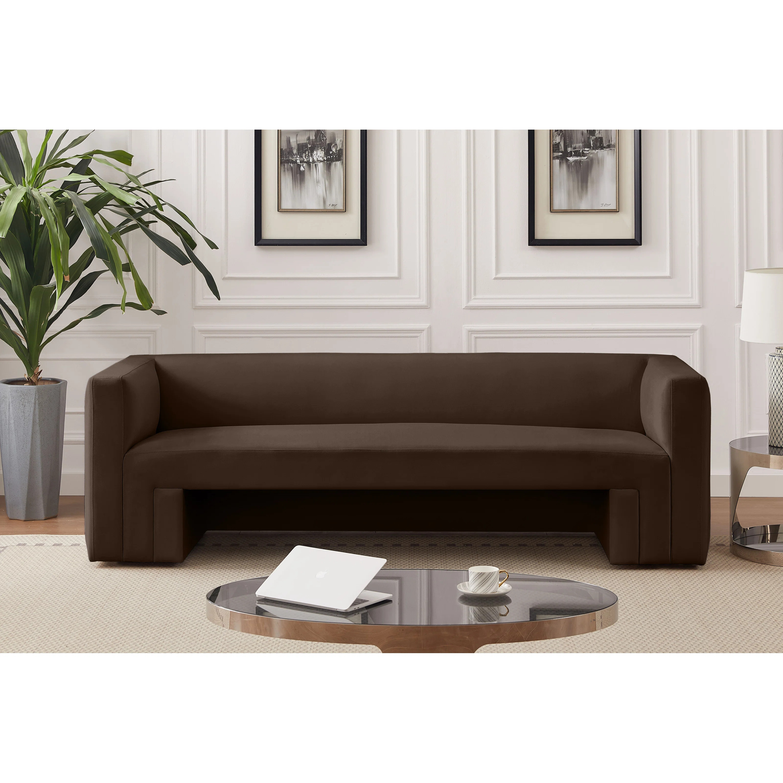 Holson 89.5'' Velvet Sofa | Wayfair North America